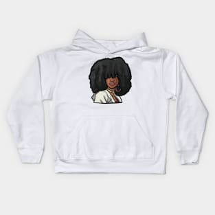 Sophisticated Black Woman Kids Hoodie